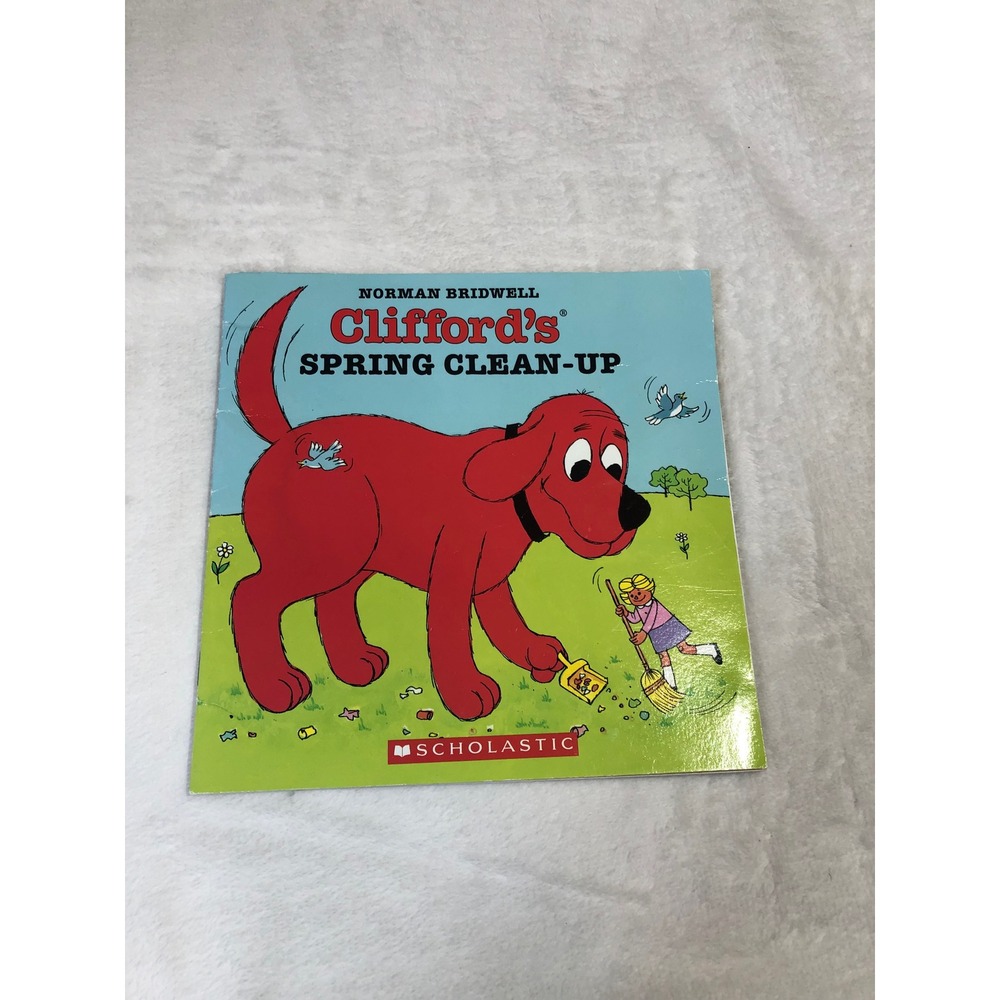 Cliffords Spring Clean-Up Paperback Childrens Book Norman Bridwell